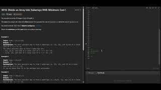 Divide an Array Into Subarrays With Minimum Cost I || 1 feb 2026 POTD Leetcode 3010 Easy
