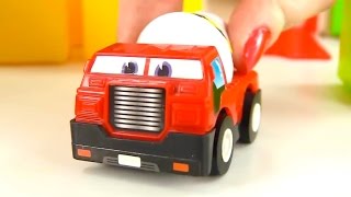 TRAPPED! LEGO Construction Playground Toy Trucks Videos for Kids. Toy Cars for Children, Kids Videos