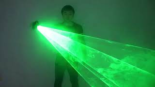 Green Rotating Laser Gloves
