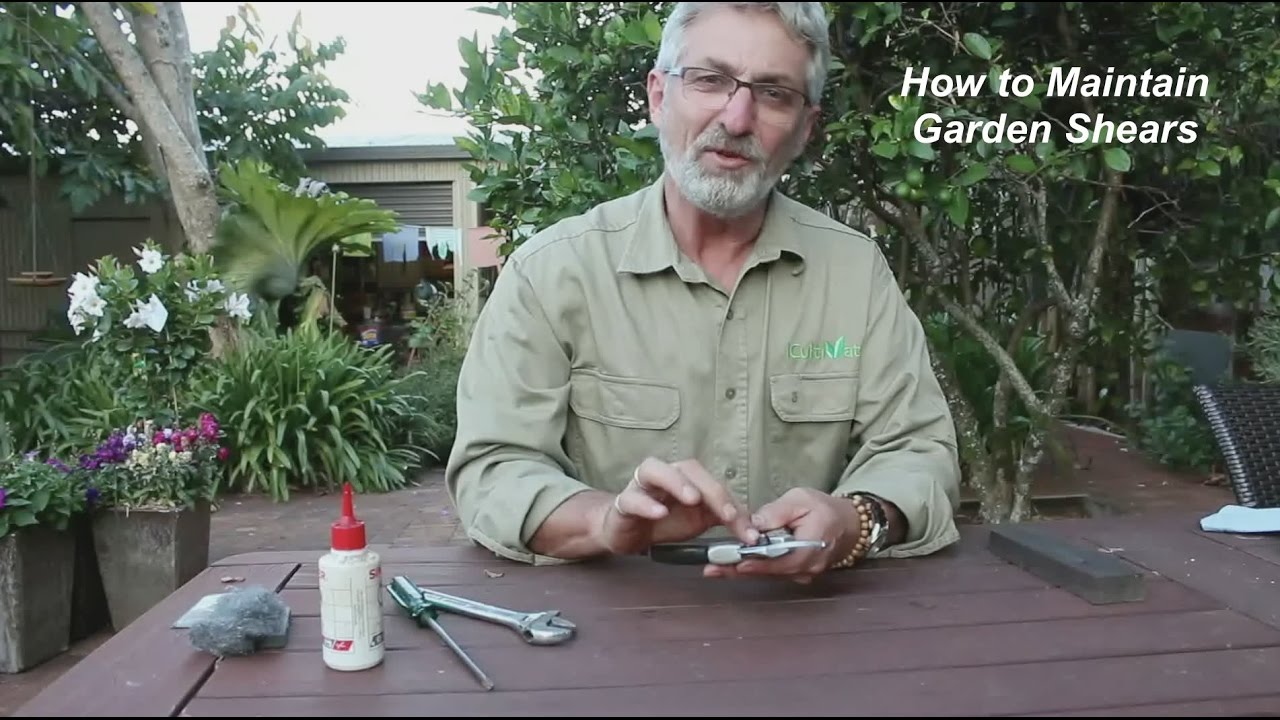 How To Maintain Garden Shears YouTube