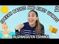 Speech basics first words and more all in spanish with miss nenna the engineer  spanish for minis