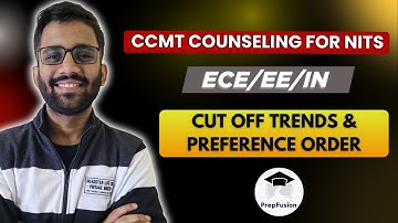 🔥Cut off and Preference Order for NITs || CCMT Counseling || PrepFusion