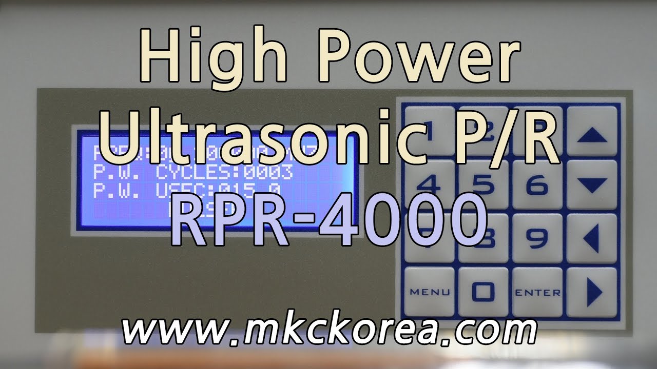 [66] High Power Ultrasonic Pulser Receiver RPR-4000 (BGM: Compassionate ...
