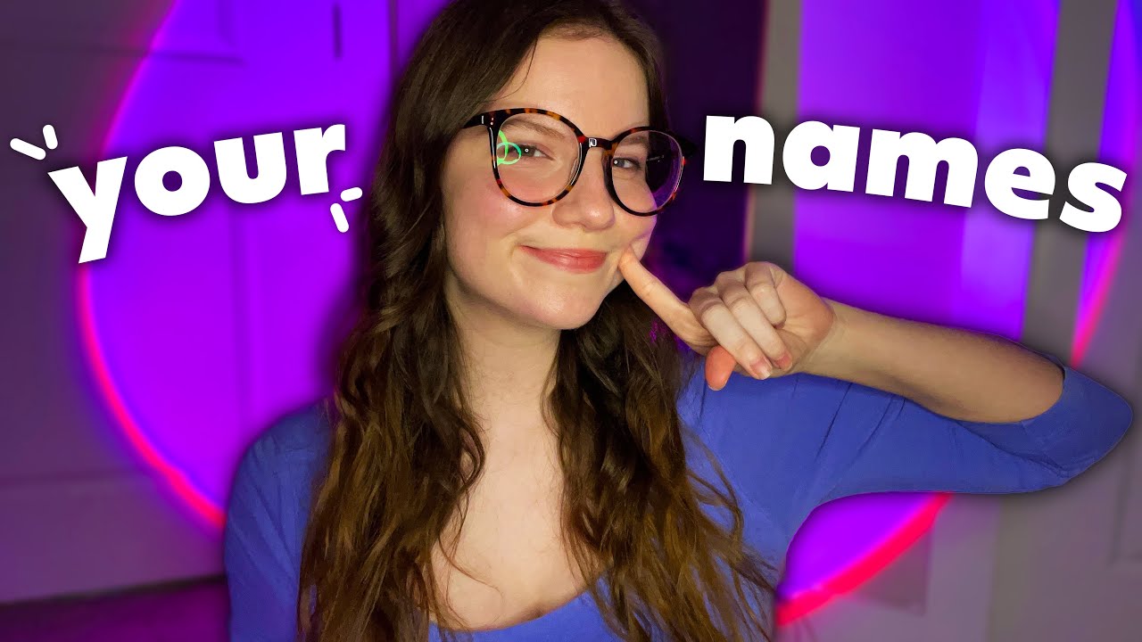 ASMR Saying YOUR Name (Upclose Whispers)