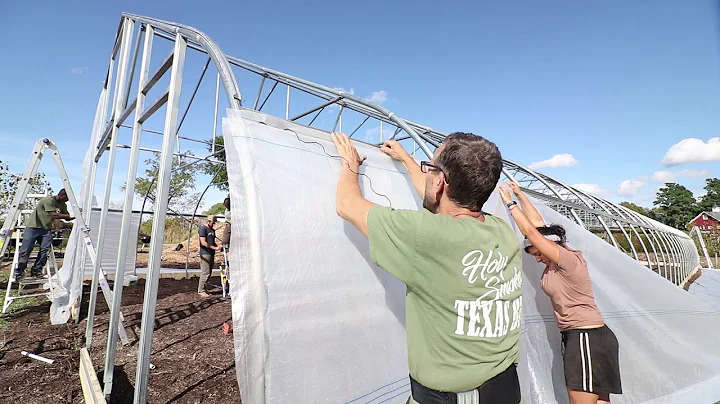 Building a Hoop House in ONE DAY! - Nifty Hoops at Bread and Butter Farm, VT