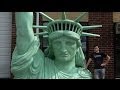 Statue of Liberty 20 foot tall Foam Sculpture for Governors Ball Music Festival
