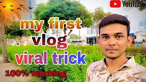 My First Vlog Viral Trick || How To My First Vlog Viral Trick
