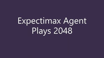 Expectimax Agent Playing 2048