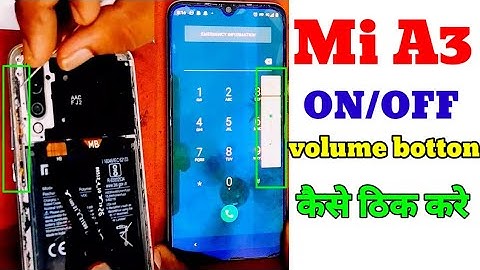 #Redmi A3 volume botton not warking problems | mi A3 on off volume botton replesment and replesment