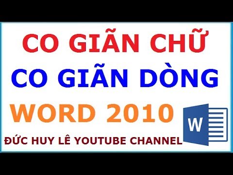 Video: Cách Giảm Khoảng Cách Giữa Các Từ