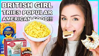 British Girl Tries Popular American Foods!