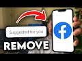 How to Remove Suggested For You on Facebook (EASY!)