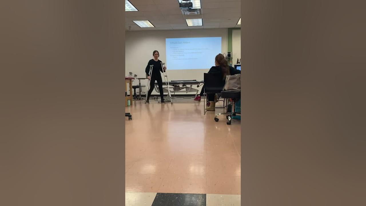 3 Point Gait Pattern - YouTube