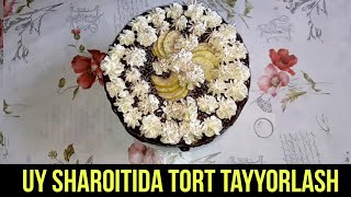 UY SHAROITIDA MAZZALI TORT TAYYORLASH