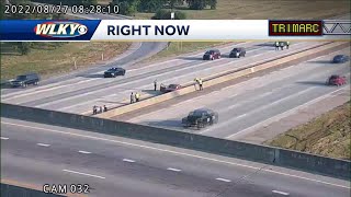 LMPD: Woman killed in crash on I-65 South