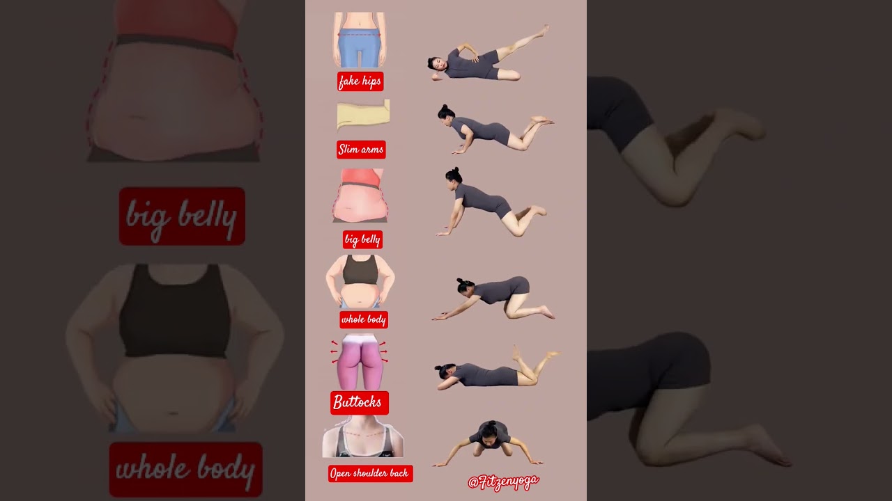 Yoga for Weight Loss & Fitness: Full Body Workout with Targeted Poses for Hips, Arms, Belly #24