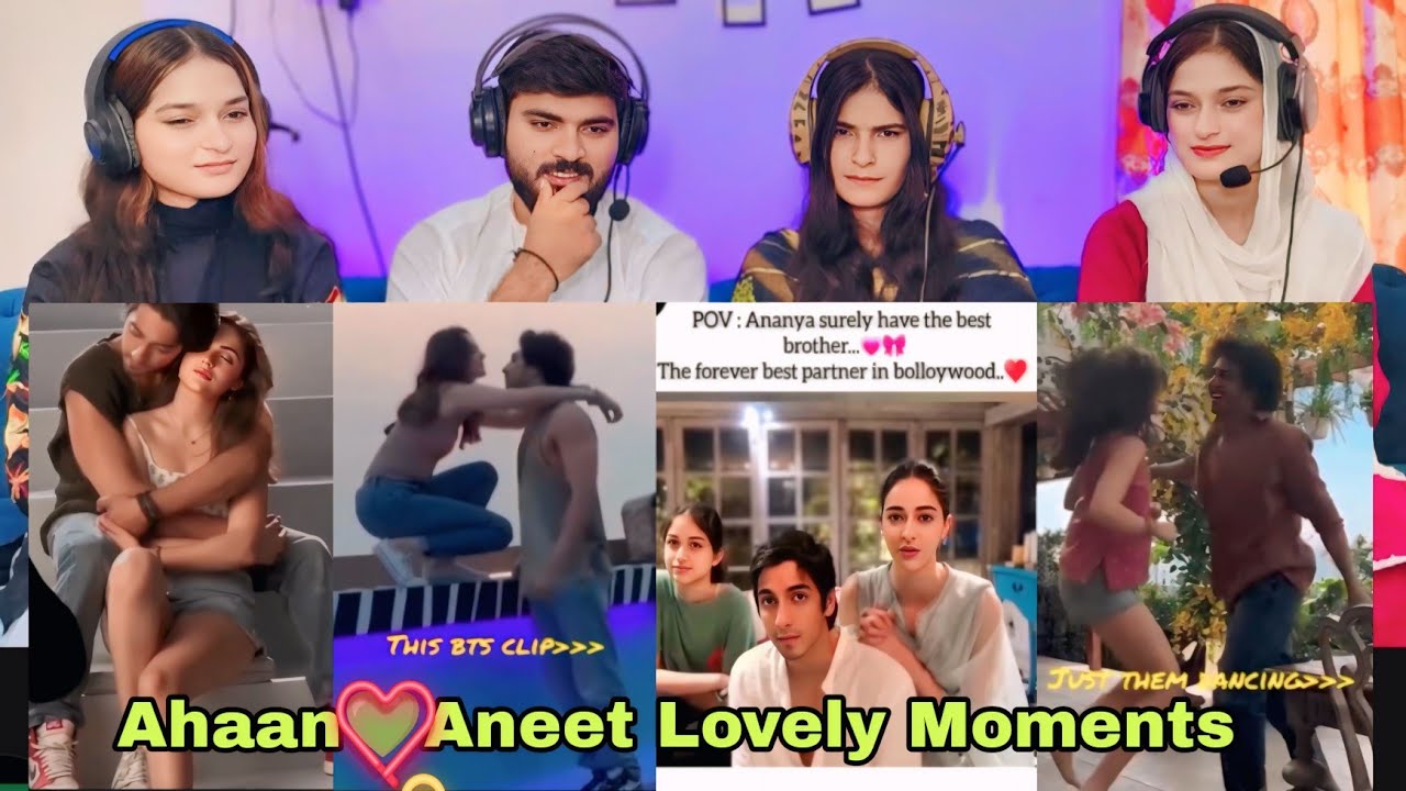 Ahaan 💚 Aneet Lovely Moments | Saiyaara Movie offscreen Love & Friendship b/w Saiyaara's Guys