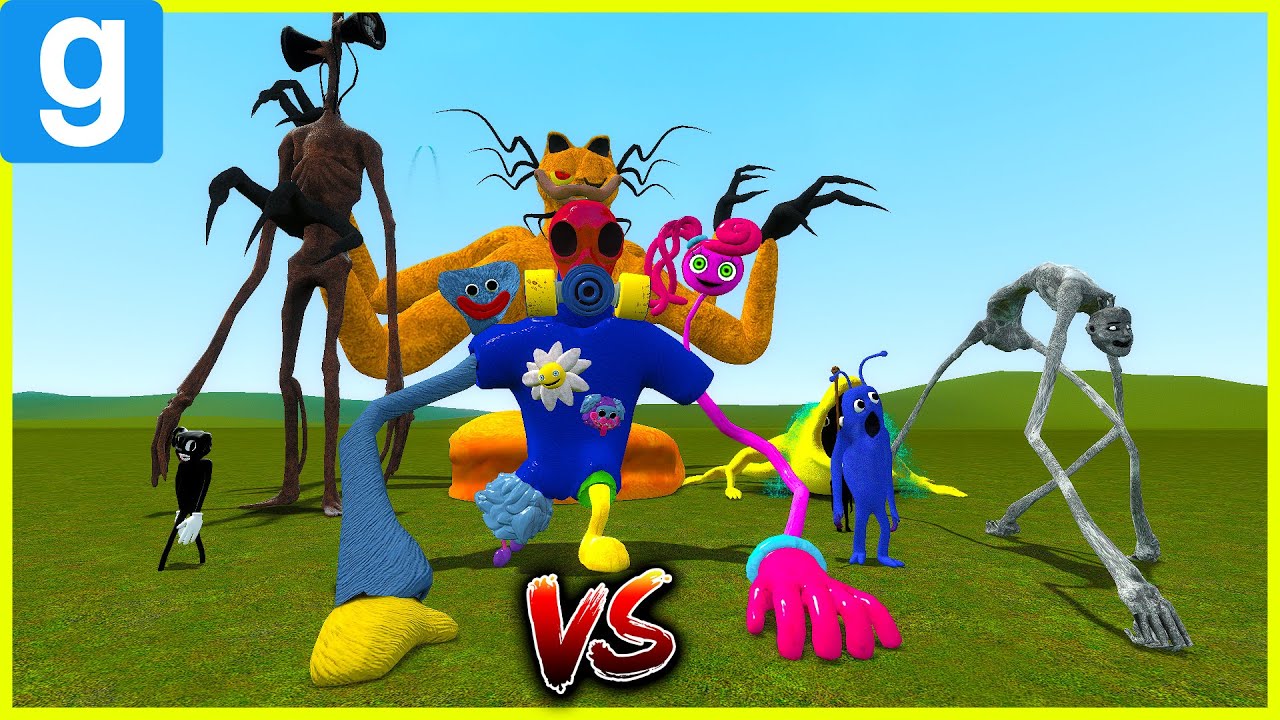 NEW ULTIMATE GIANT RED GAS MASK VS ALL TREVOR HENDERSON CREATURES ...