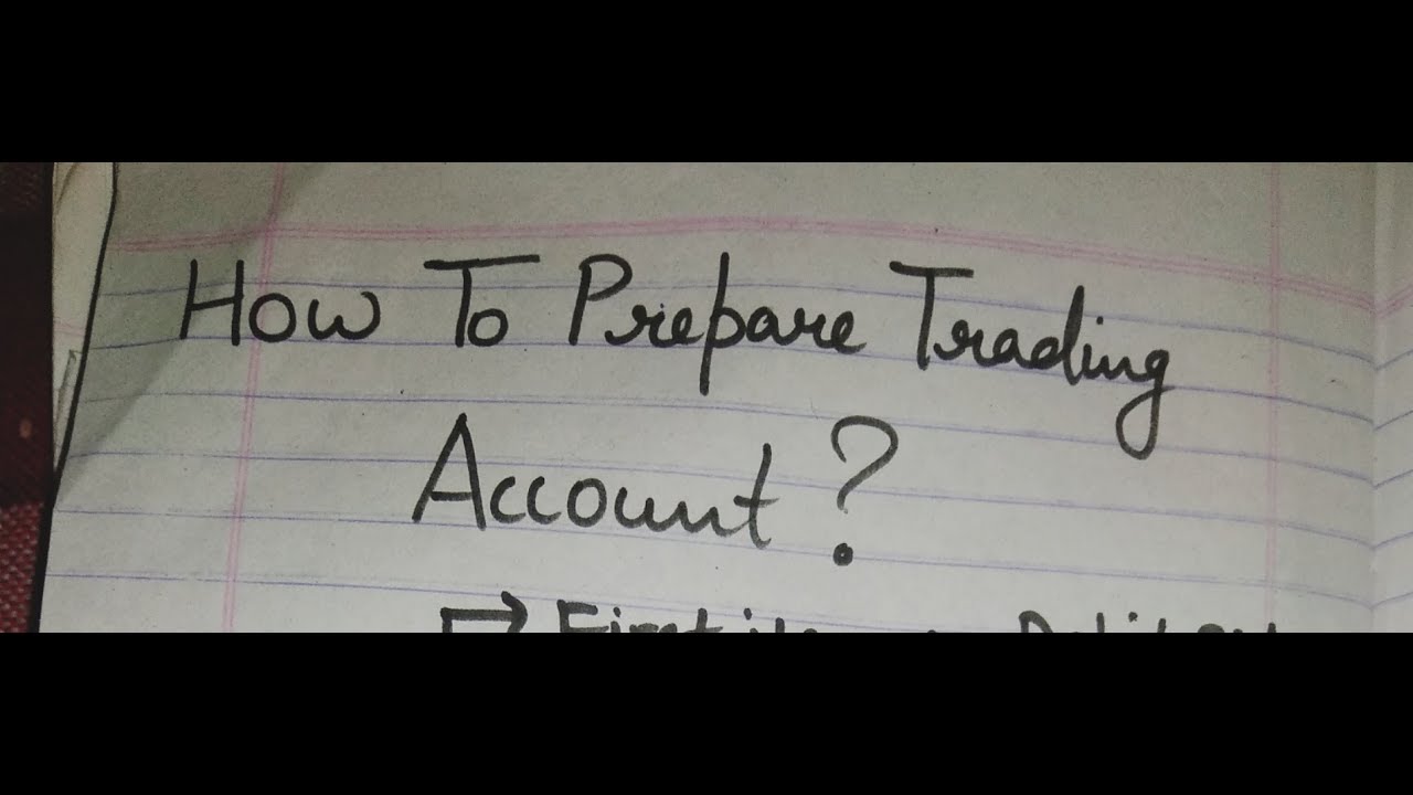 english-how-to-prepare-trading-account-class-10th-commerce