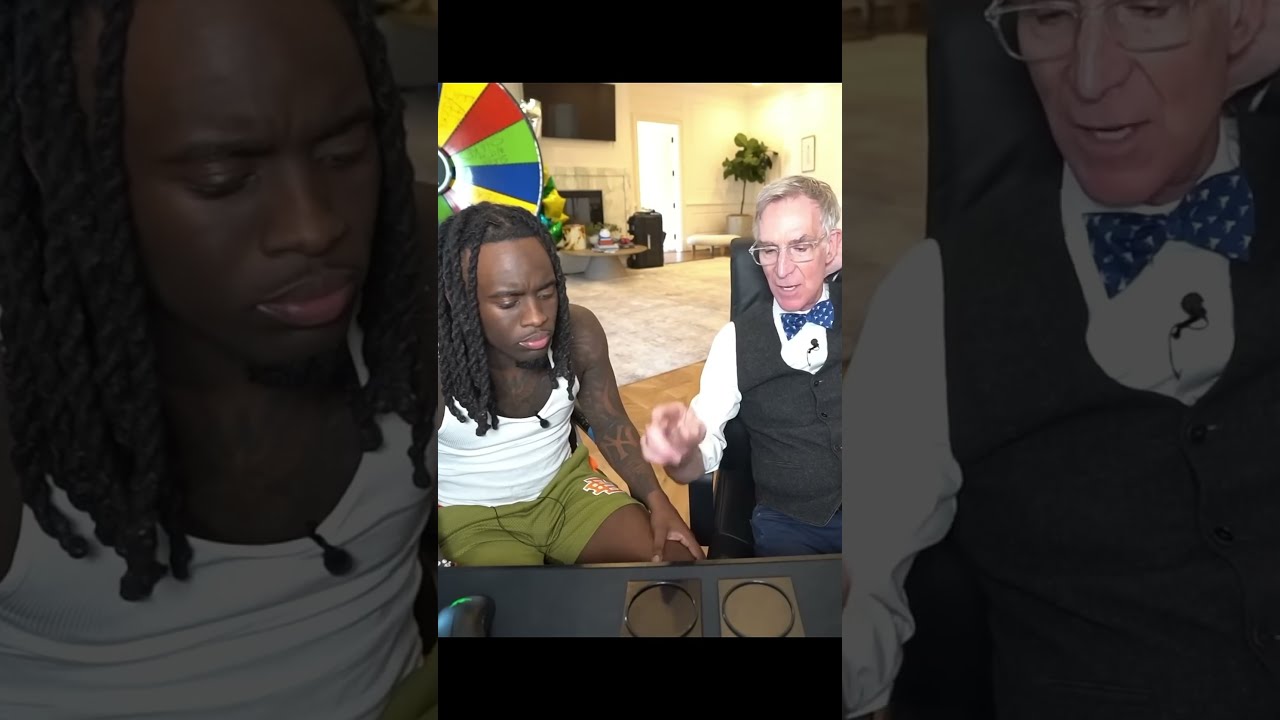 Bill Nye The Science Guy Shows Kai Cenat A Experiment 