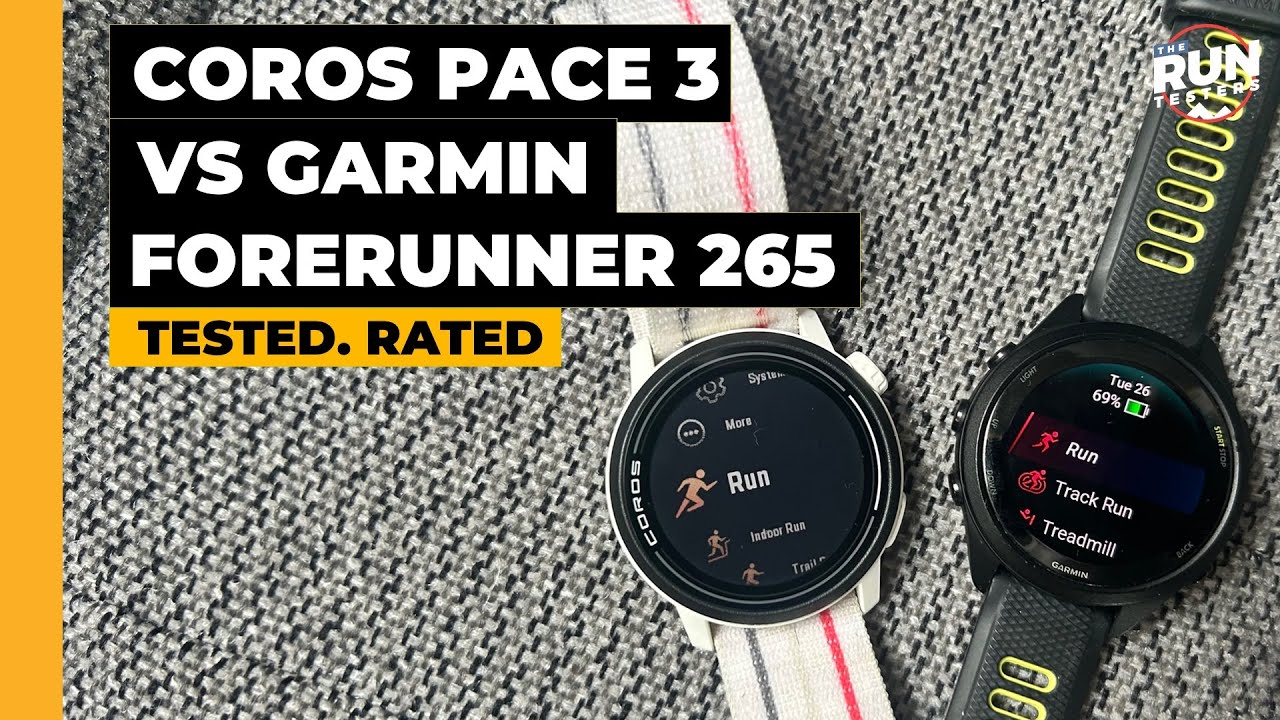 Coros Pace 3 vs Garmin Forerunner 265: Which new running watch should you  buy? - YouTube