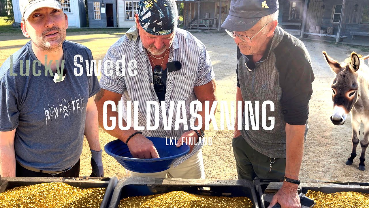 Lucky Swede hittar guld i Rivolli 🇫🇮 (Finland Gold Adventure)