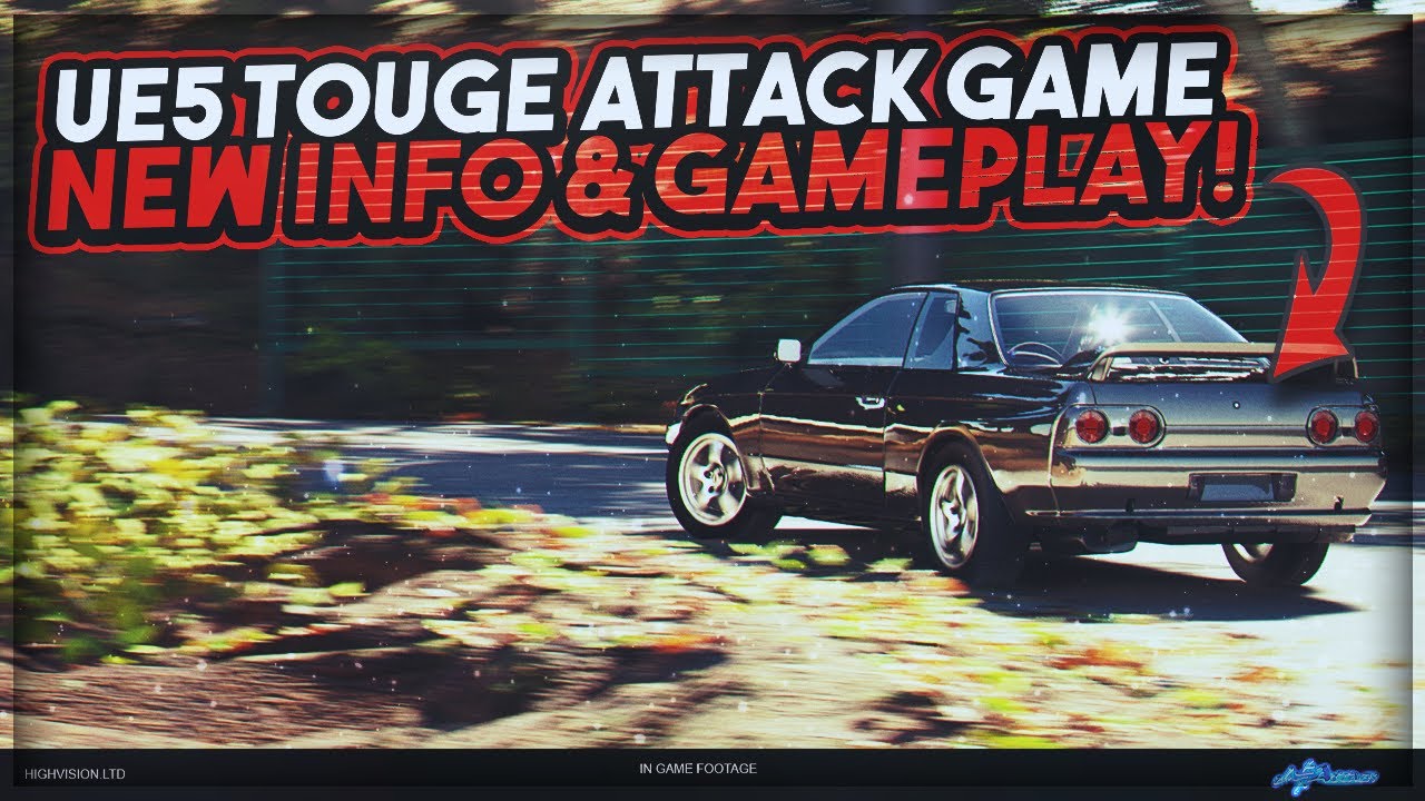 UE5 Touge Attack JDM Game NEW INFO! Apartments, Garages, Gas