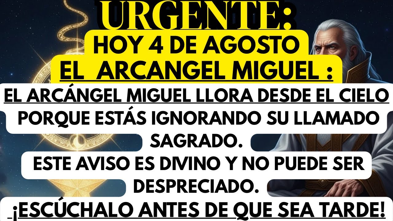 El Arcángel Miguel Llora con Dolor: Estás Ignorando un Llamado Urgente del Cielo Hoy