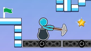 Satisfying and relaxing ASMR Mobile Games - Stickman Hammer climb screenshot 3