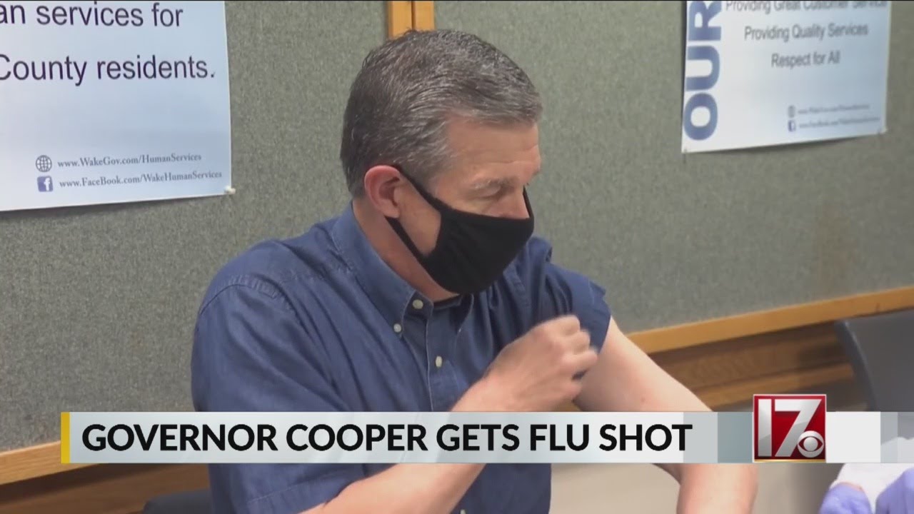 Gov. Cooper shares video of him getting flu shot, urges others to do the same