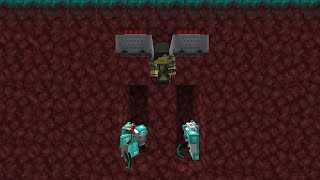 (nether) Minecraft Speedrunner VS 2 Hunters REMATCH (minecraft manhunt)