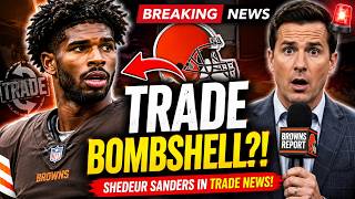 🚨 SHEDEUR SANDERS TRADE BOMBSHELL! Browns Reporter JUST DROPPED A HUGE UPDATE! 😱