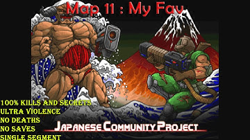 Doom 2 Japanese Community Project Map 11 : My Fav ( Ultra Violence 100% )
