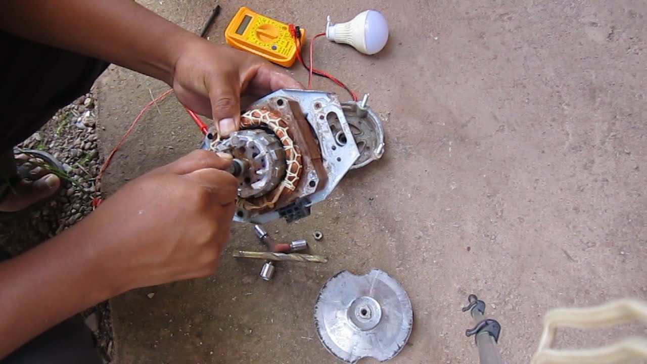 Hacer Generador Con Motor De Lavadora