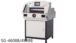 SIGO SG-4908B electric guillotine paper cutter paper trimmer cutter
