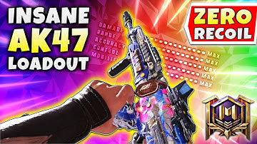 THIS INSANE AK47 LOADOUT HAS NO RECOIL IN BATTLE ROYALE | SEASON 10 BEST AK47 GUNSMITH | COD MOBILE