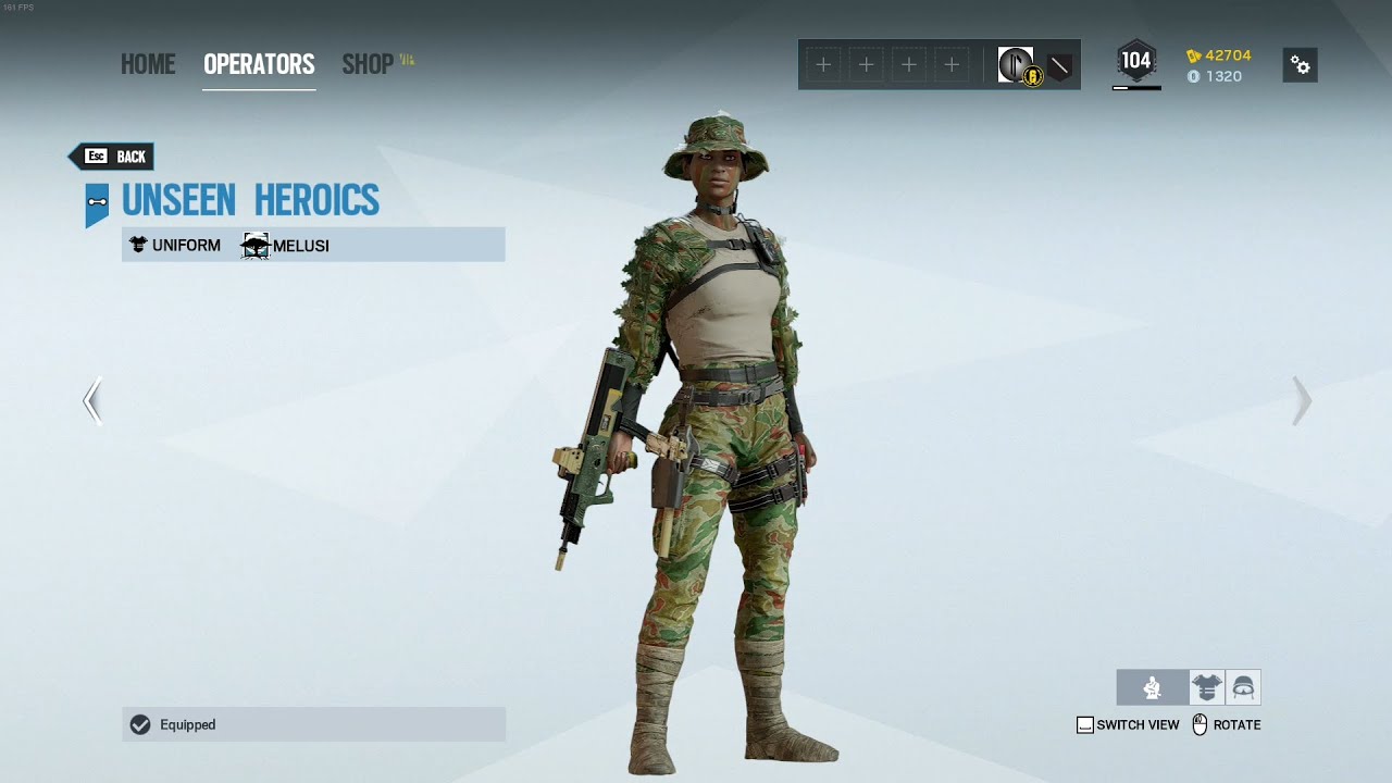 Melusi Headgear and Uniform Preview | Operation Steel Wave | Rainbow ...