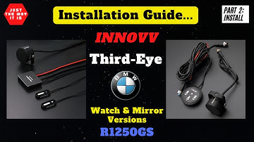 INNOVV Third EYE Radar Blind Spot Detection - Installation Guide BMW GS & GSA - How To Install a BSD