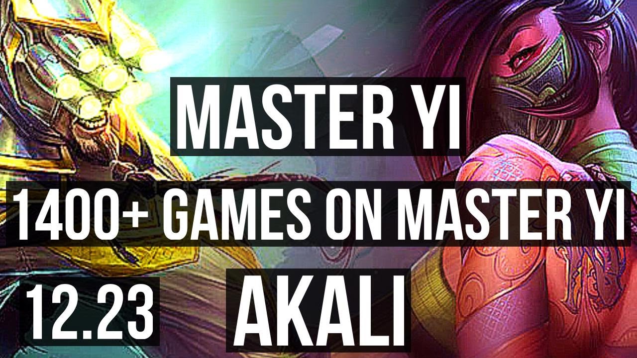 YI vs AKALI (MID) | 2.6M mastery, 1400+ games, 6 solo kills, Dominating ...