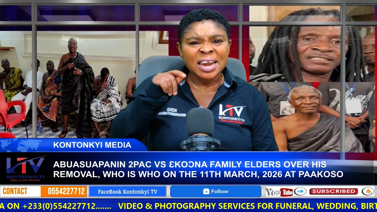 ABUSUAPANI 2PAC VS ƐKOƆNA FAMILY ELDERS OVER HIS REMOVAL, WHO IS WHO ON THE 11TH MAR, 2026 @ PAAKOSO