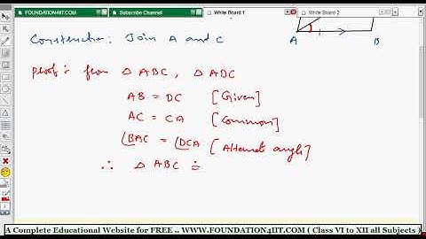 opposite sides of a Quadrilateral are equal& parallel, it