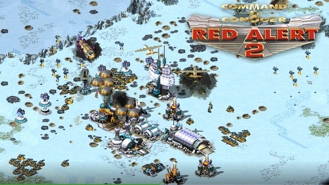 Red Alert Full Map Red Alert 2 | America Vs 7 Brutal Ai | Heck Freezes Over Map - YouTube