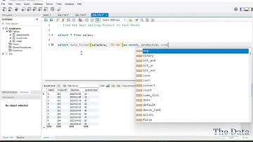 10 SQL Interview Guide: Best-Selling Product in Each Month Using SQL.