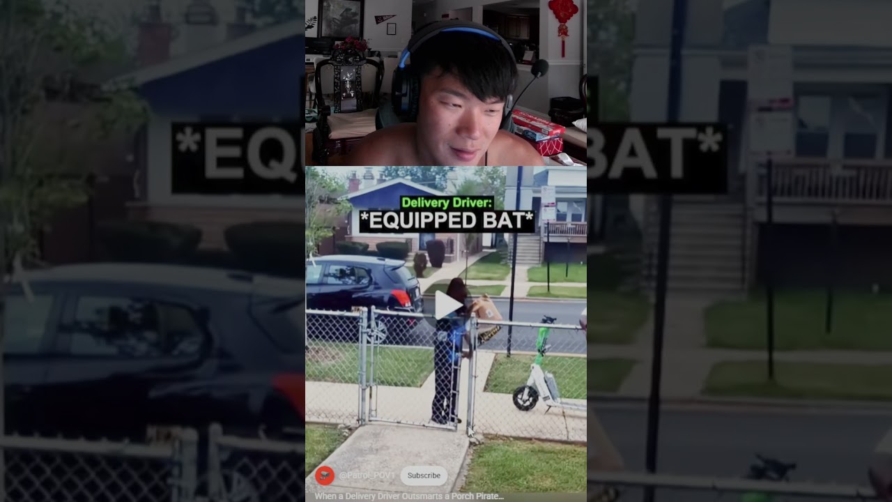 Delivery Driver Made Sure Porch Pirate Doesn't Steal #shorts #thief