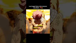 🔥 Natsu Lost Control... Until Lucy Stepped In! 😱❤️ Fairy tail 100 year quest 💥 #anime #shorts #power