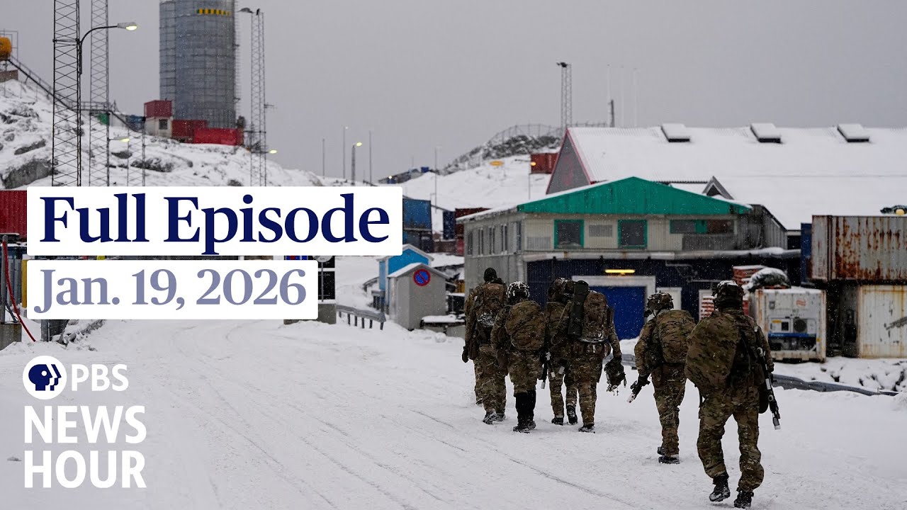 PBS News Hour full episode, Jan. 19, 2026