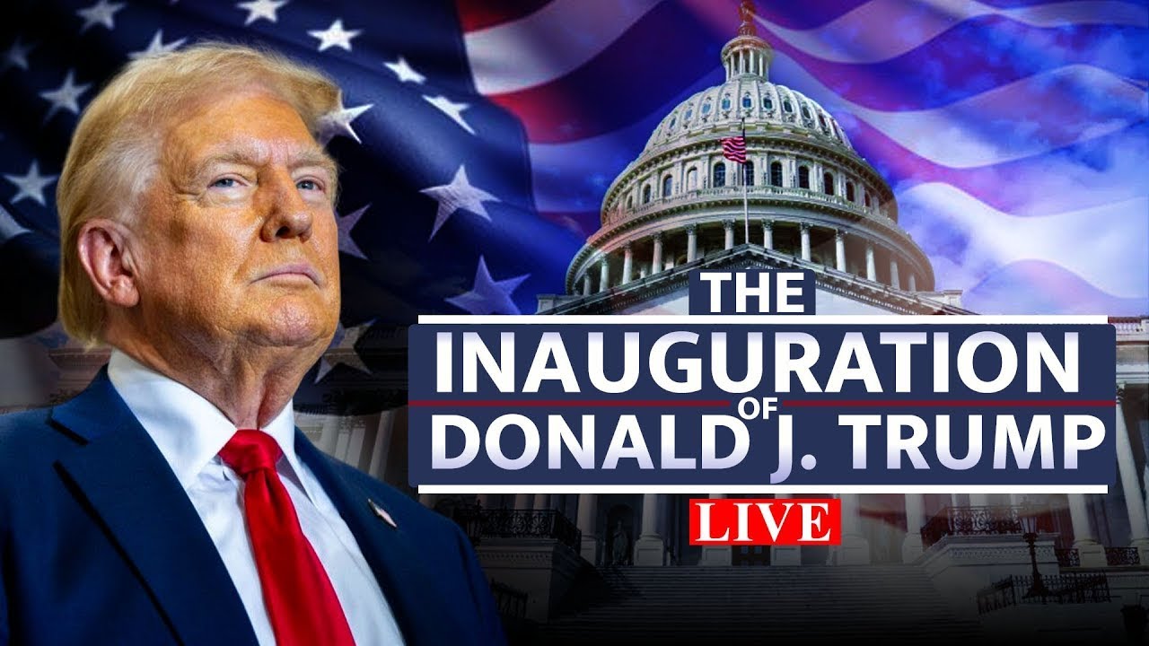 Live Trump Inauguration 2025 | Trump's Swearing-In Ceremony LIVE | Trump Latest News LIVE | US LIVE