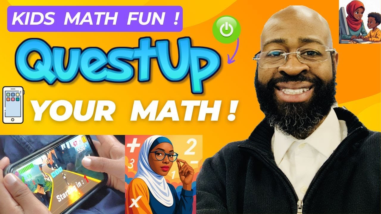 Math Game Youtube Morning Math Challenge! 🚀 Boy Plays QuestUp: Fun Halal Family Math Game ...