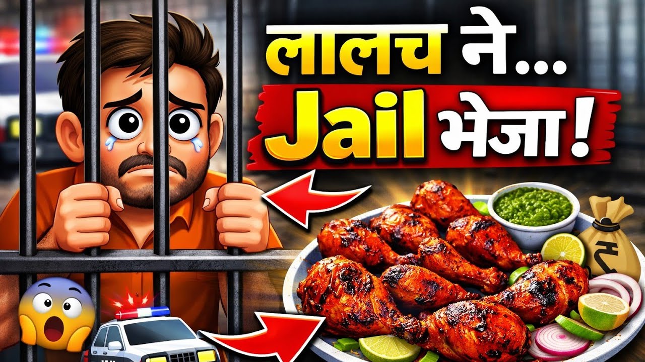 | लालच का नतीजा 😡🚔 | Tandoori Chicken Ki Kahani | Moral Cartoon story |hindi kahaniya |