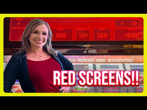 Who Loves Red Screen Slot Machines?!
